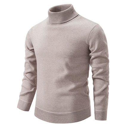 Men's Turtleneck Jumper in a Fine Knit