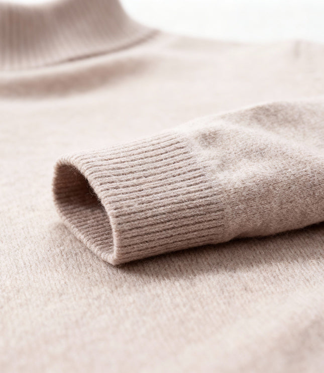 Men's Turtleneck Jumper in a Fine Knit