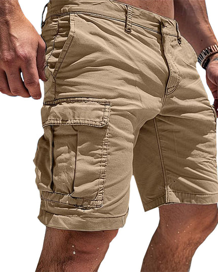 Men's Utility Cargo Shorts with Flap Pockets