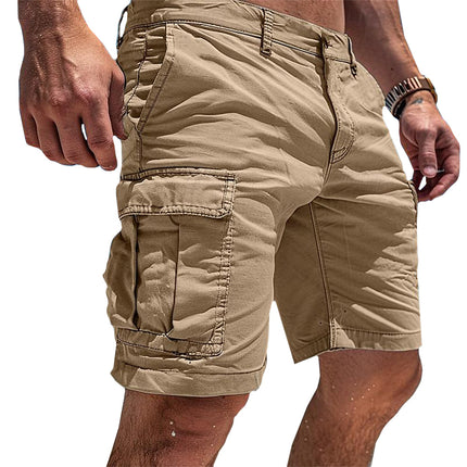 Men's Utility Cargo Shorts with Flap Pockets