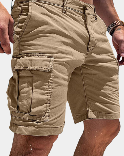 Men's Utility Cargo Shorts with Flap Pockets