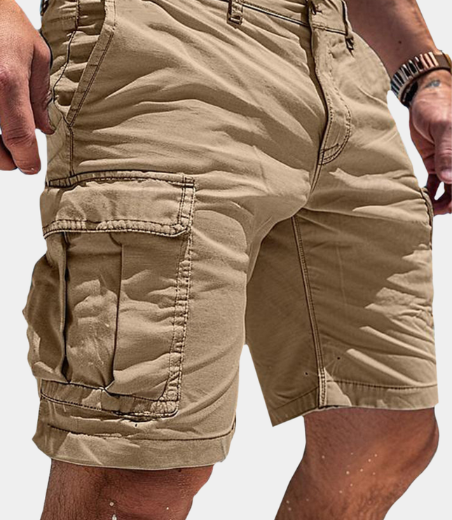 Men's Utility Cargo Shorts with Flap Pockets