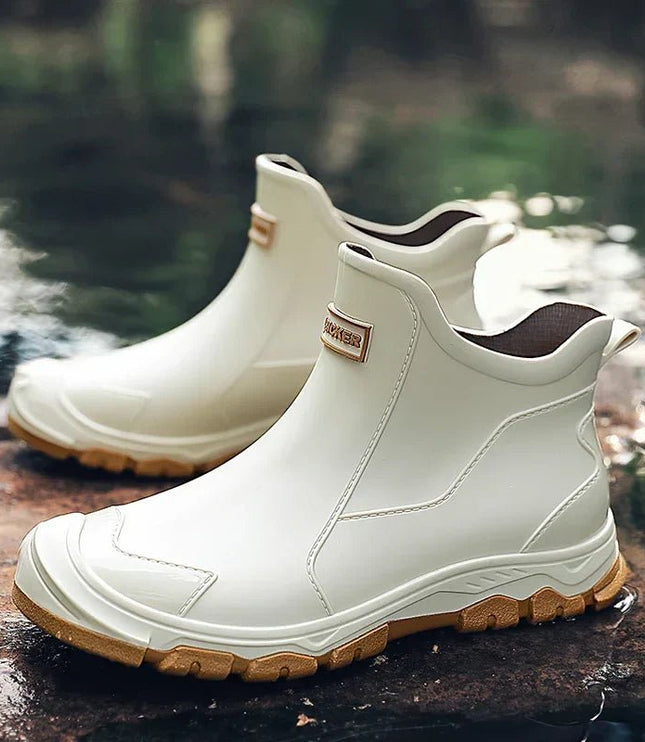 Men's Waterproof Slip-On Ankle Boots