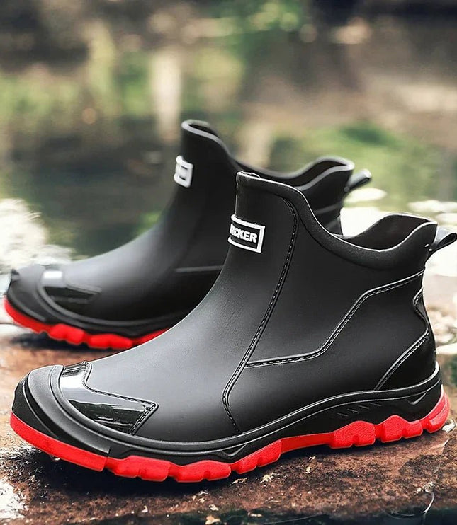 Men's Waterproof Slip-On Ankle Boots