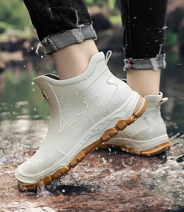 Men's Waterproof Slip-On Ankle Boots