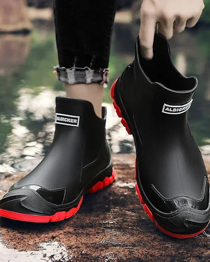 Men's Waterproof Slip-On Ankle Boots