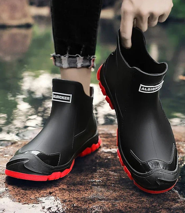 Men's Waterproof Slip-On Ankle Boots