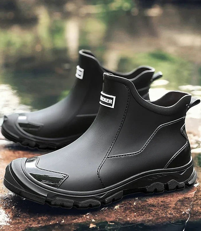 Men's Waterproof Slip-On Ankle Boots