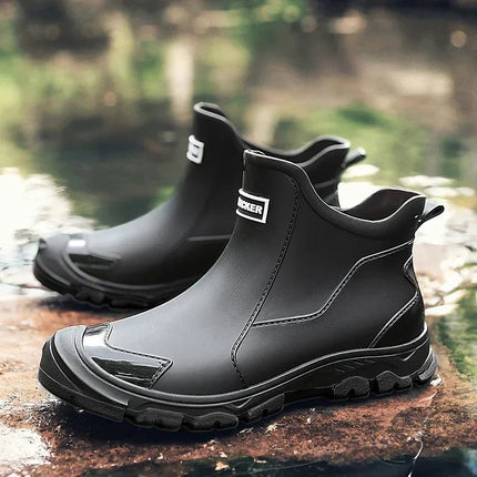 Men's Waterproof Slip-On Ankle Boots