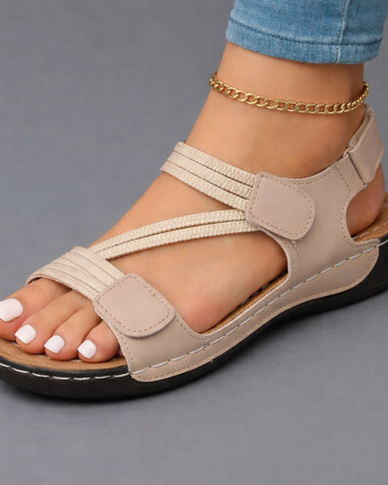 Women's Adjustable Comfort Sandals with Ankle Strap