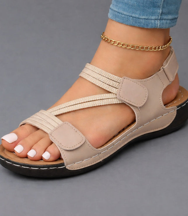 Women's Adjustable Comfort Sandals with Ankle Strap