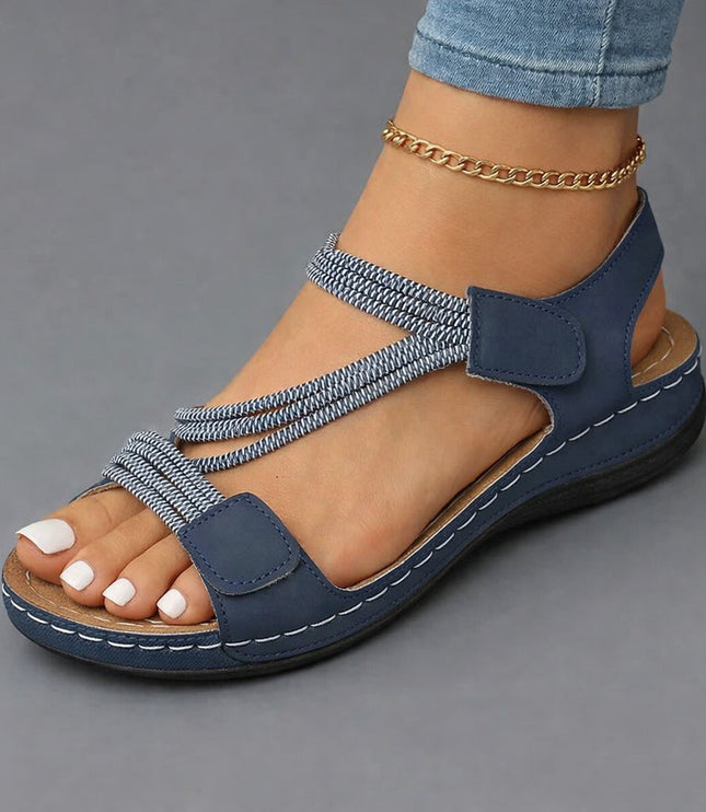 Women's Adjustable Comfort Sandals with Ankle Strap