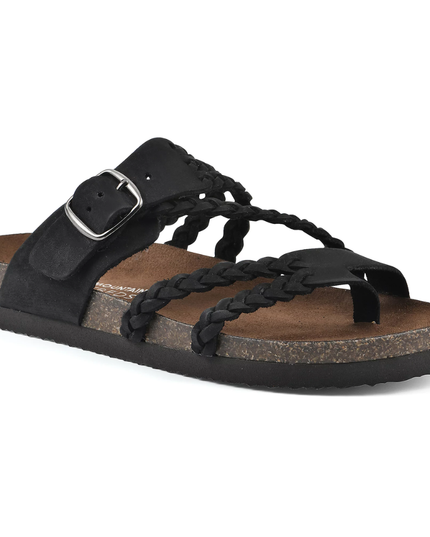 Women's Braided Toe-Loop Sandals with Buckle Strap