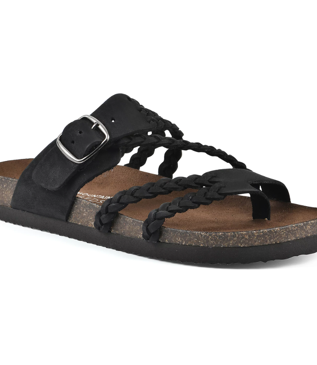 Women's Braided Toe-Loop Sandals with Buckle Strap