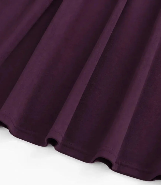 Women's Cocktail Maxi Dress with Square Neck and Cap Sleeves