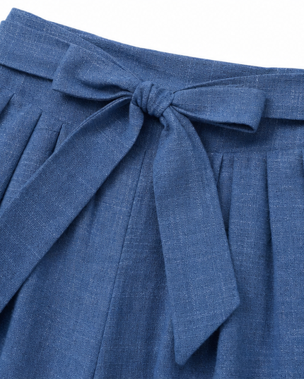 Women's Dress Pants in a Wide Leg with High Waist and Pleats