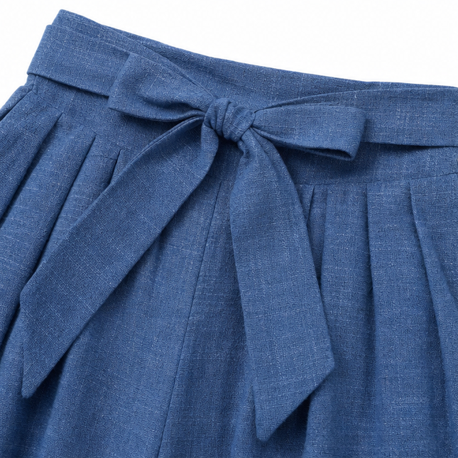 Women's Dress Pants in a Wide Leg with High Waist and Pleats