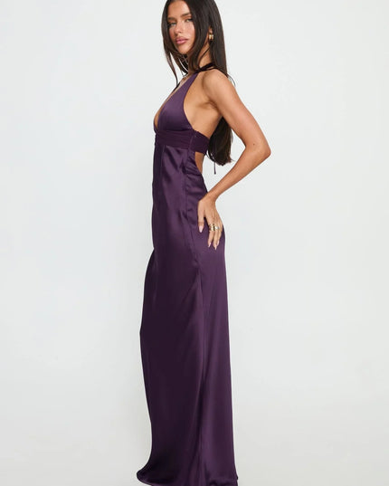Women's Floral Halter Maxi Dress Summer Wedding Guest Gown