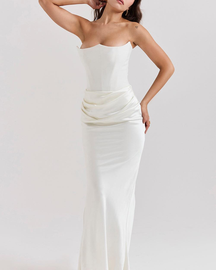 Women's Floral V-Neck Boho Flowy Summer Maxi Dress