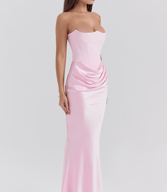 Women's Floral V-Neck Boho Flowy Summer Maxi Dress