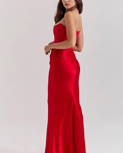 Women's Floral V-Neck Boho Flowy Summer Maxi Dress