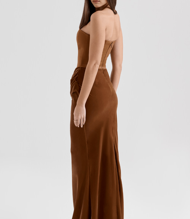 Women's Floral V-Neck Boho Flowy Summer Maxi Dress