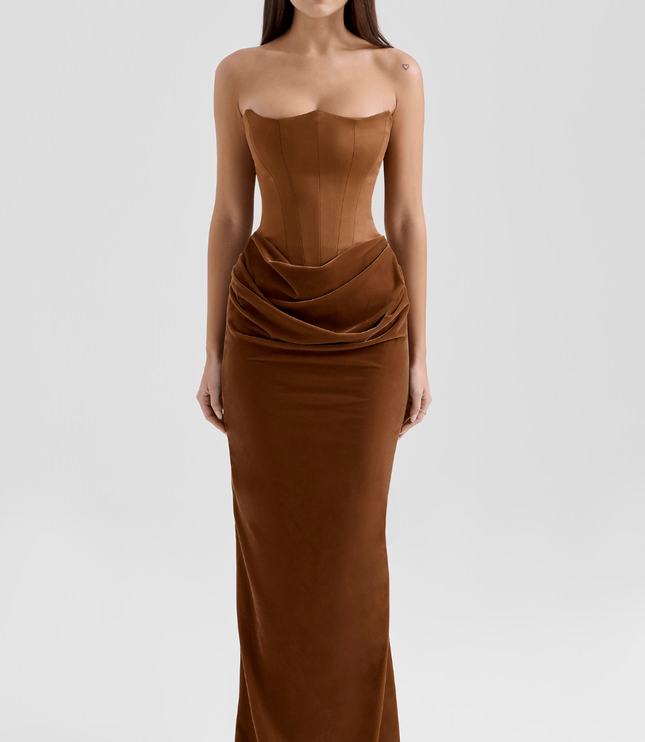 Women's Floral V-Neck Boho Flowy Summer Maxi Dress