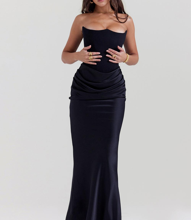 Women's Floral V-Neck Boho Flowy Summer Maxi Dress