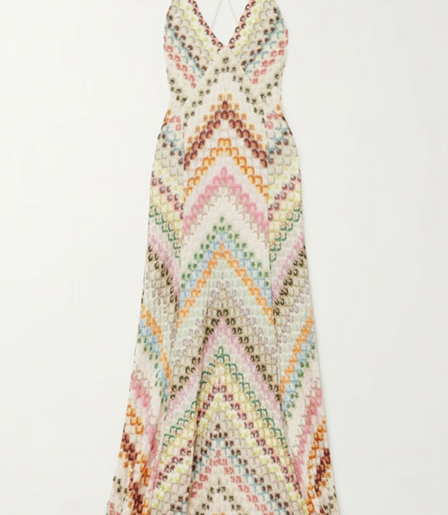 Women's Floral V-Neck Summer Wedding Guest Maxi Dress, Flowy