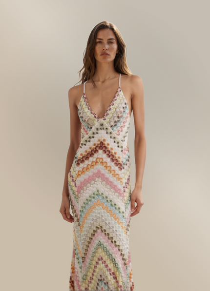 Women's Floral V-Neck Summer Wedding Guest Maxi Dress, Flowy