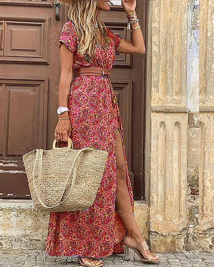 Women's Flowing Maxi Beach Dress in an Airy Boho Cut