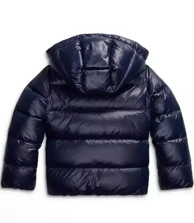 Women's Glossy Hooded Puffer Jacket
