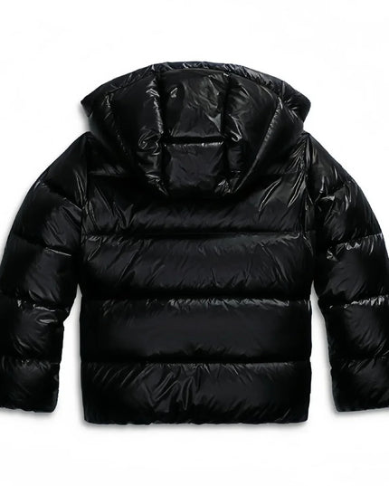 Women's Glossy Hooded Puffer Jacket