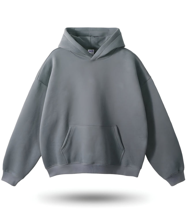 Women's Heavyweight Oversized Pullover Hoodie with Kangaroo Pocket