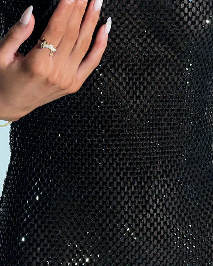 Women's Homecoming Rhinestone Square Neck Mini Party Dress