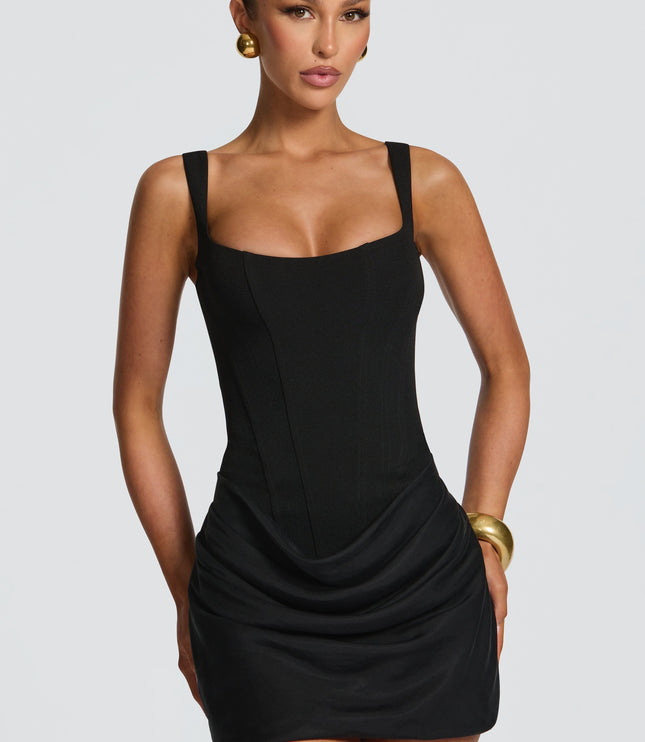 Women's Homecoming Satin Ruched Mini Party Dress