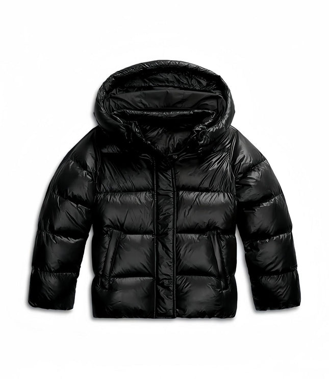 Women's Hooded Winter Jacket with Zip Pockets