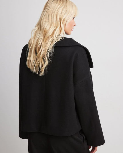 Women's Jacket for Layering, Structured and Double Breasted