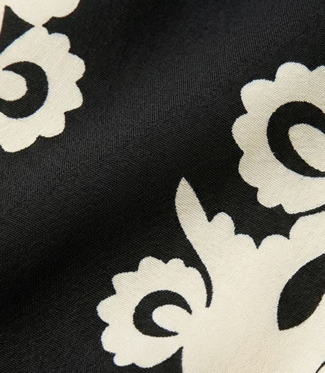Women's Maxi Dress in Baroque Print with Smocked Waist and Cap Sleeve