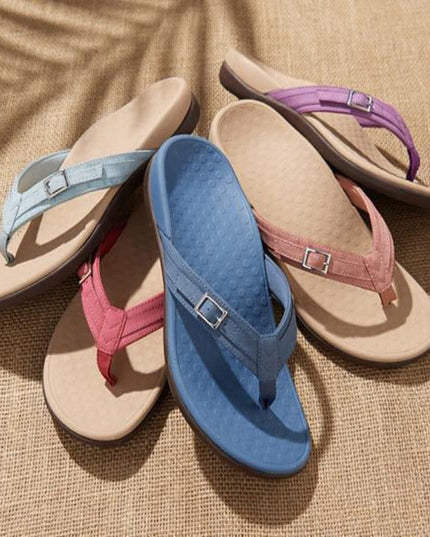 Women's Orthopaedic Buckle Strap Sandals with Arch Support