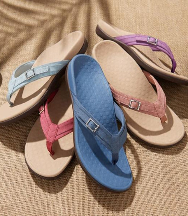 Women's Orthopaedic Buckle Strap Sandals with Arch Support