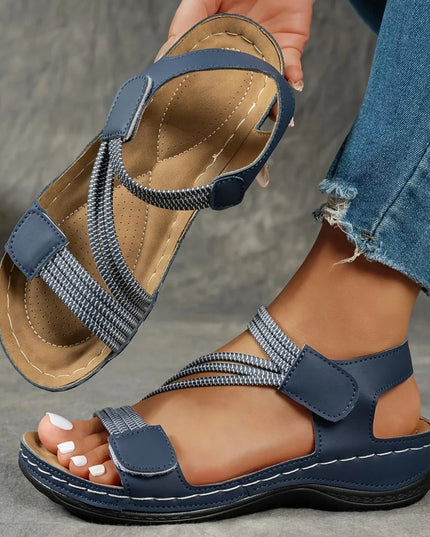 Women's Orthopedic Comfort Sandals with Elastic Straps