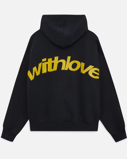Women's Oversized Hoodie with Cursive Back Graphic