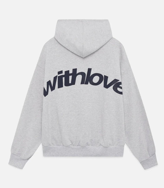Women's Oversized Hoodie with Cursive Back Graphic