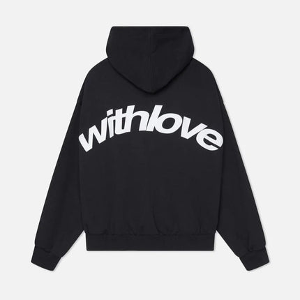 Women's Oversized Hoodie with Cursive Back Graphic