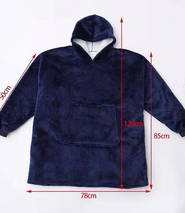 Women's Oversized Wearable Blanket Hoodie with Front Pocket