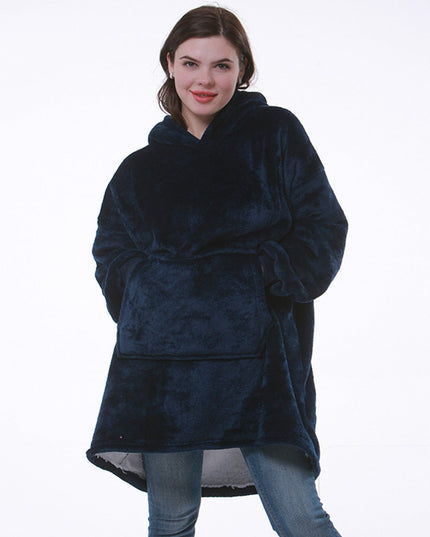 Women's Oversized Wearable Blanket Hoodie with Front Pocket