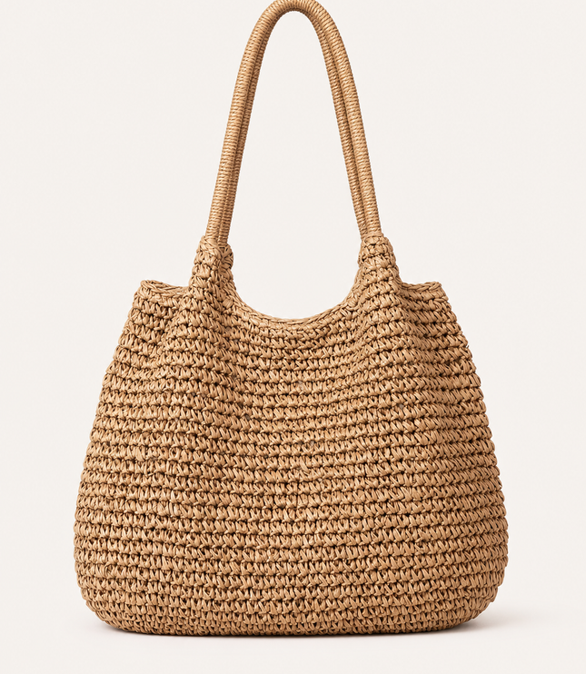 Women's Oversized Woven Beach Tote Bag