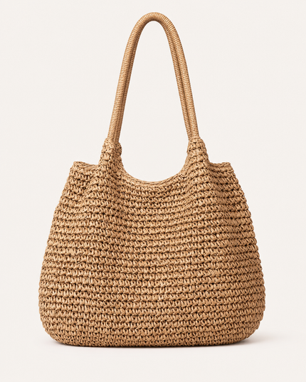 Women's Oversized Woven Beach Tote Bag