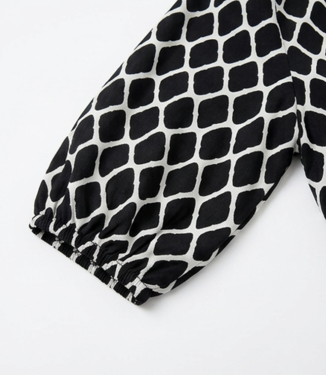 Women's Plus Size Maxi Dress with Pockets in a Tiered Print